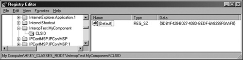 Registry entry for the InteropTest.MyComponent registration.