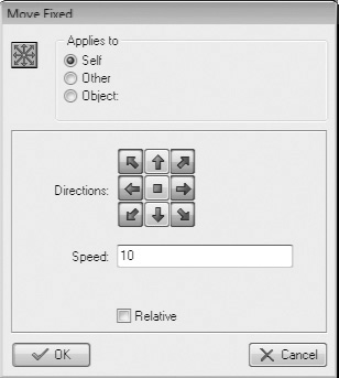 Configuring the speed and random direction of the ball.