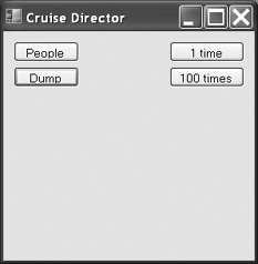 The user interface for the CruiseDirector project.