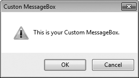 Using RadioButtons to set message-window options.