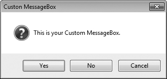 Using RadioButtons to set message-window options.