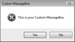 Using RadioButtons to set message-window options.