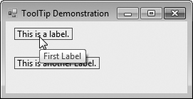 Demonstrating the ToolTip component.