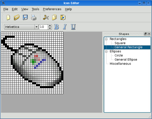 A QMainWindow with a dock window