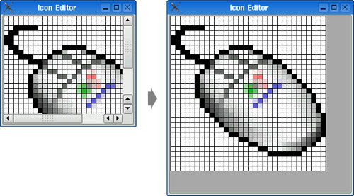 Resizing a QScrollArea