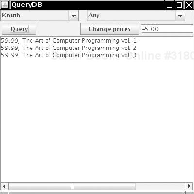 The QueryDB application