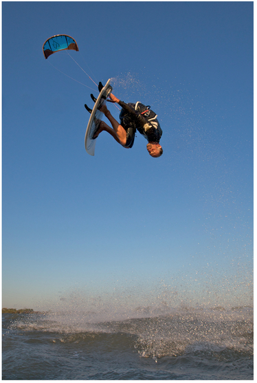 FIGURE 20 How much of a mental representation can you form about what this kitesurfer’s experiencing?