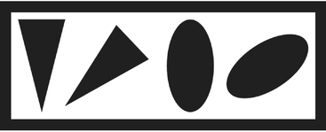 FIGURE 13 A stable and unstable triangle and oval.