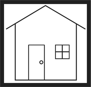 FIGURE 3 A drawing of a prototypical house.