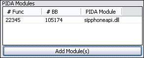 SIPPhoneAPI PIDA module loaded