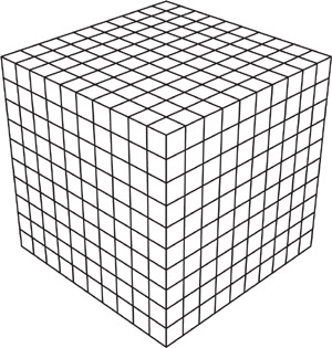 A Perspective View of a Uniform Grid