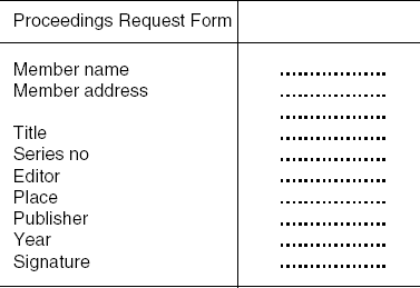 A sample form