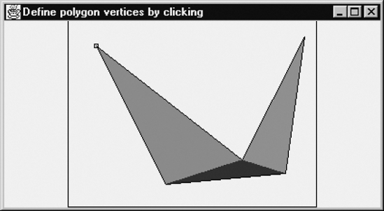 Triangulation of a polygon