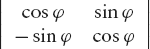 INVERSE TRANSFORMATIONS AND MATRIX INVERSION