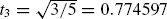 Weights and arguments in the Gaussian quadrature