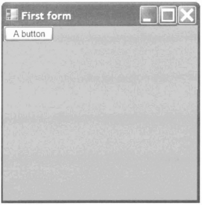 A form with a single control, a button.