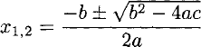 QUADRATIC SOLUTIONS