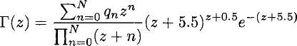 Gamma function