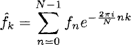 Discrete Fourier transform