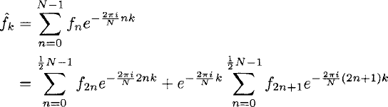 Danielson-Lanczos algorithm