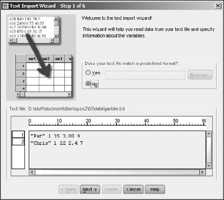 Make certain your data looks reasonable.