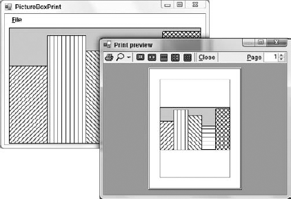 A program can use subroutine FitPictureToMargins to make a picture fit a PictureBox as well as a printed page.