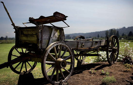 This old wagon is always a draw for photographers, and the Canon EF 24-70mm f/2.8L USM lens provided excellent sharpness in this image. Exposure: ISO 100, f/2.8, 1/1000 second.