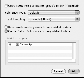 How to add folders in Xcode