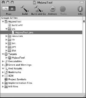 Project window morphed via page control