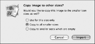 Icon Composer's Copy dialog box