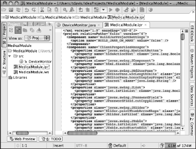 Display of IntelliJ Project XML data in the Project view of IntelliJ IDEA