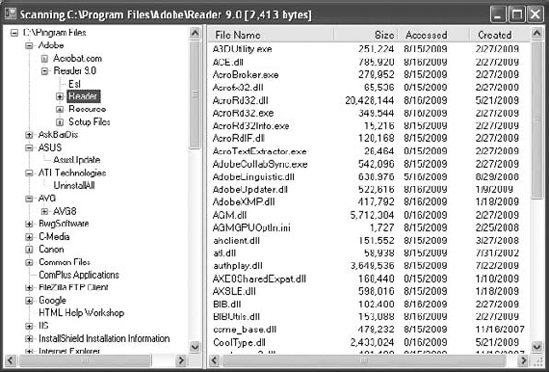 The CustomExplorer project demonstrates how to combine a TreeView and a ListView control on the same form.