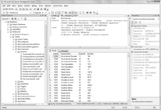 SSMS provides access to all the database engine objects, including databases.