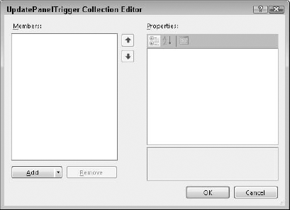 The Collection Editor allows you to add a trigger.