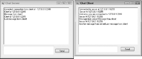 Chat Server and Chat Client applications.