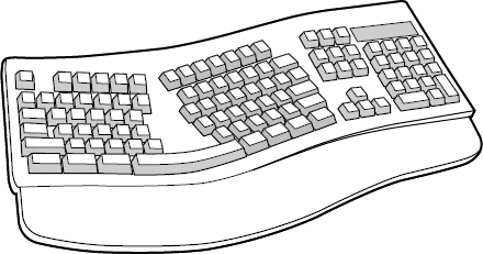 Some folks love the shape of ergonomic keyboards; others hate them.