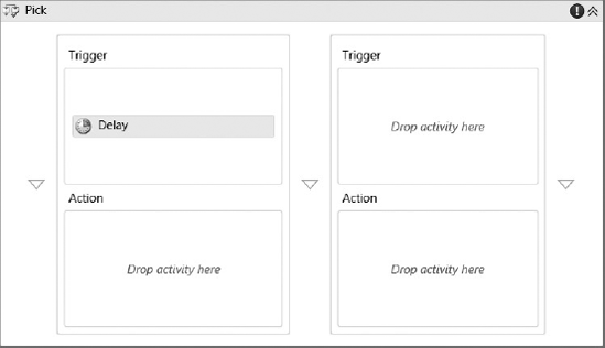 The Pick activity in the designer