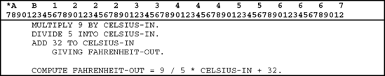 COMPARING COMPUTE TO ARITHMETIC VERBS