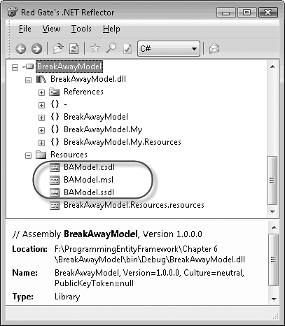 The schema files embedded in the assembly by default