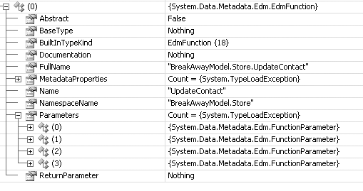 Debugging a function’s metadata