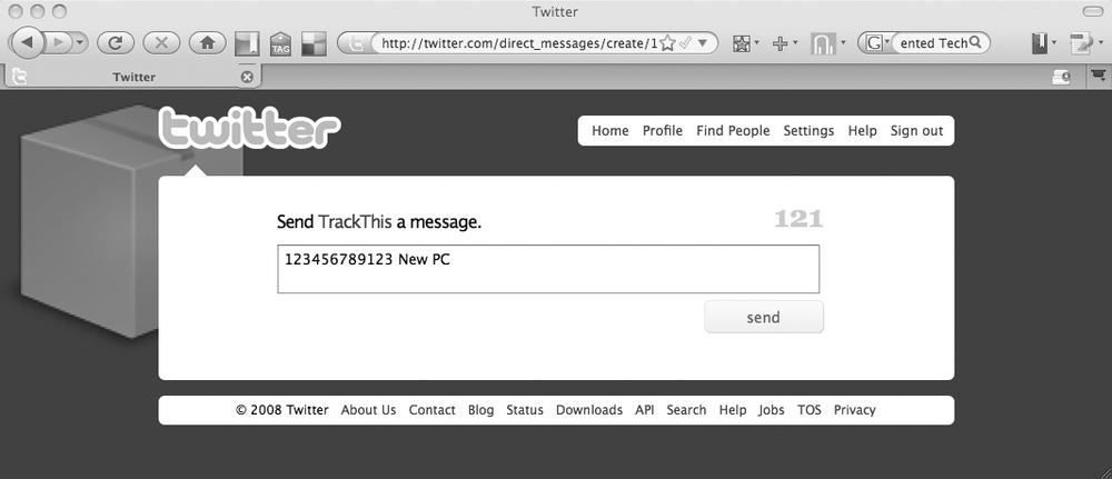 Track This: track packages over Twitter