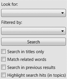 Search StackPanel with Margin