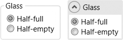 Header and Expander controls