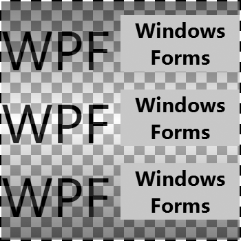 Opacity property on WPF parent ignored by HWND-based children