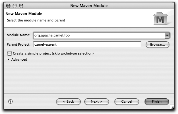 Creating a new Maven module