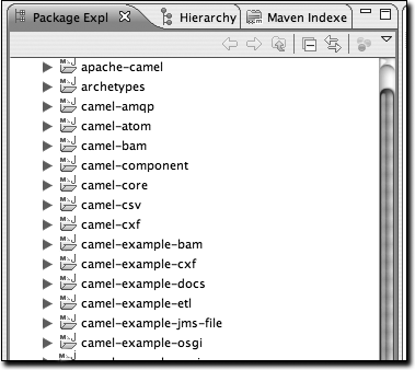 Package Explorer without Maven Version Decorator