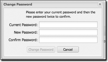 Changing your Nexus password