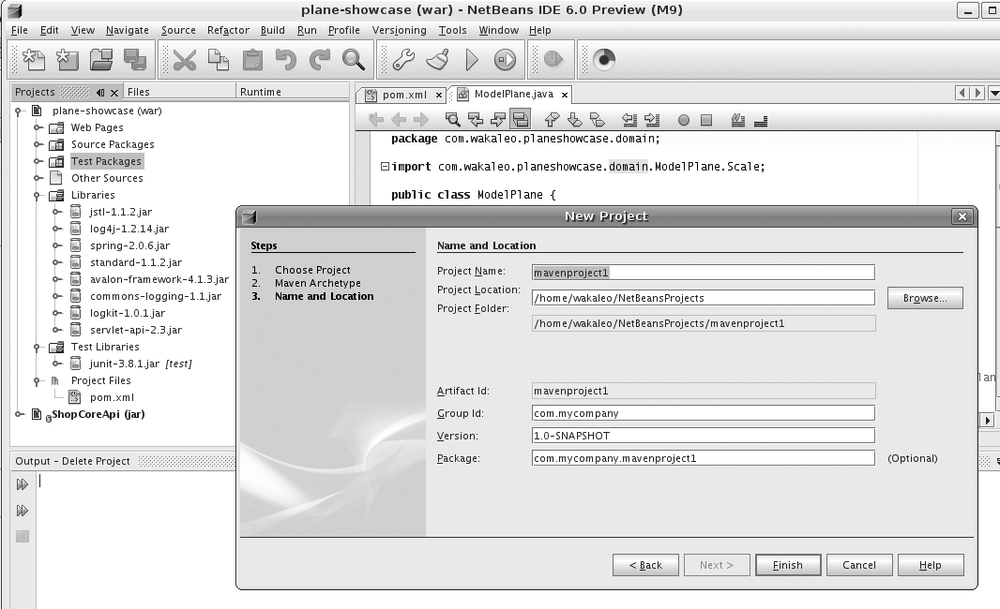 Maven 2 support in NetBeans