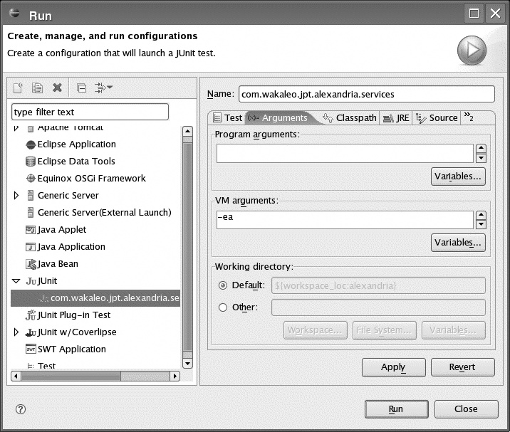 Configuring JUnit 4 test runs to use assert operations