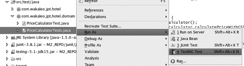 Running TestNG tests in Eclipse